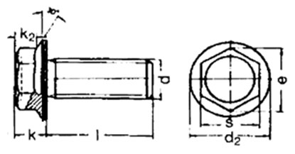 ISO 8102 Hexagon Flange Bolts