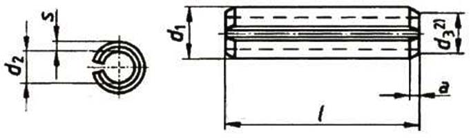 ISO 8752 Heavy Duty Spring type Dowel Pins