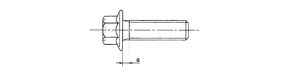 JIS B 1189 Hex Flange Bolts Bolts--fine pitch thread-- threaded to the head