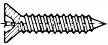Weights for DIN 7982 Phillip Countersunk Head Tapping Screws